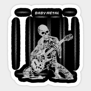 Skull sound bm Sticker